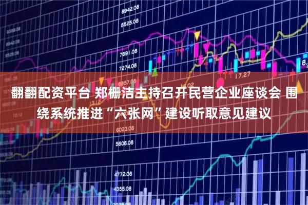 翻翻配资平台 郑栅洁主持召开民营企业座谈会 围绕系统推进“六张网”建设听取意见建议